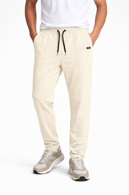 Men’s Premium Cotton Jersey Trouser – Cream 808
