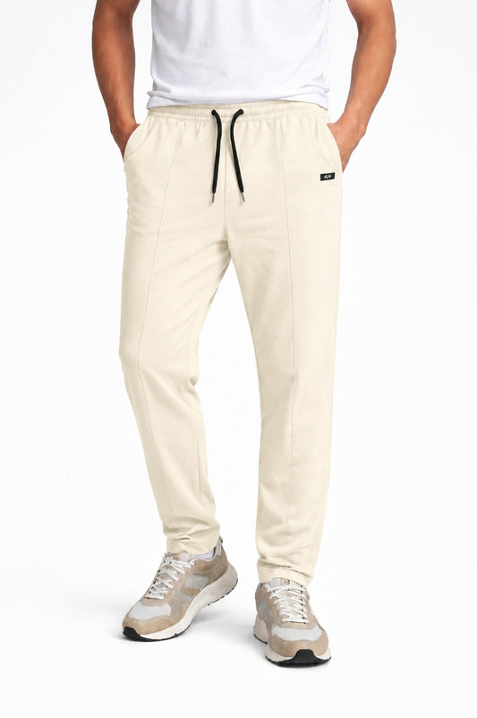 Men’s Premium Cotton Jersey Trouser – Cream 808