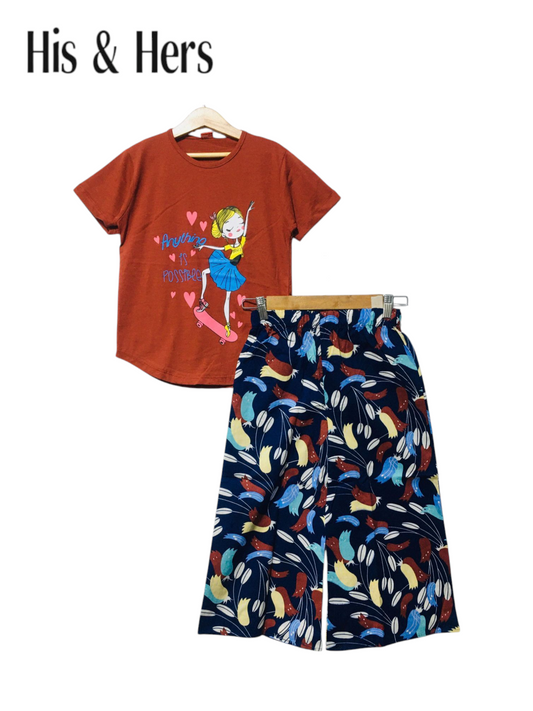 Anything is Possibee Mahroon T-Shirt &Cotton Flapper 306
