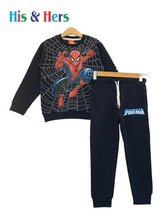 Spider Man Black Track Suit Boys (009)