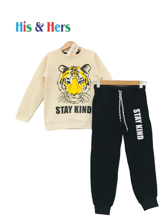 "Stay Kind" Skin Color Track Suit 300