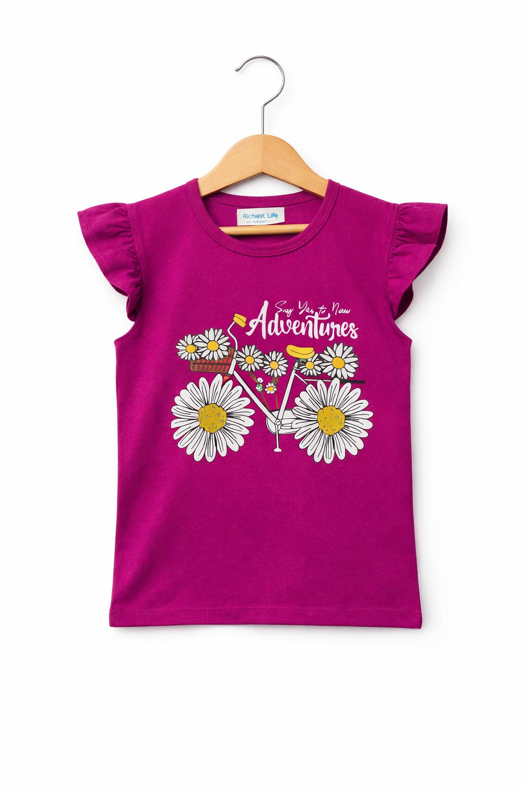 Adventures Deep Pink  T-Shirt Girls 420