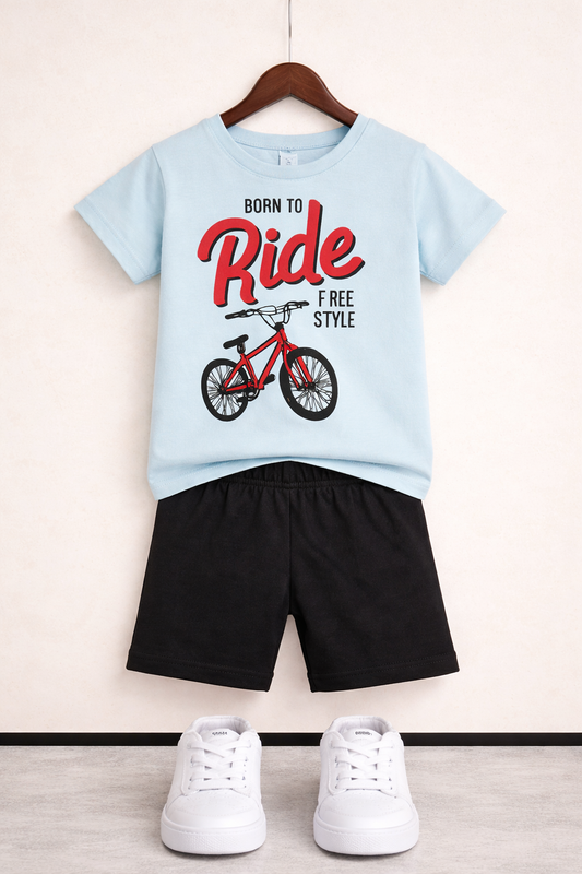 Ride Light Blue Nicker Suit Boys 450