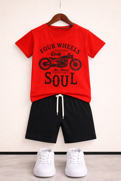 SOUL Red Nicker Suit Boys 214