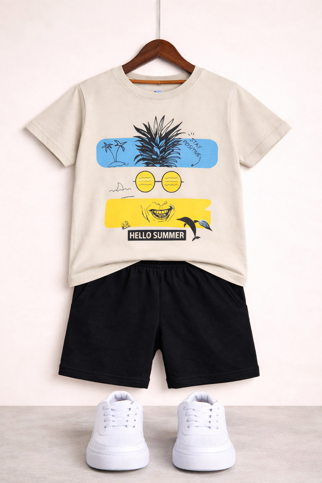 Hello Summer Off-White Nicker Suit 121