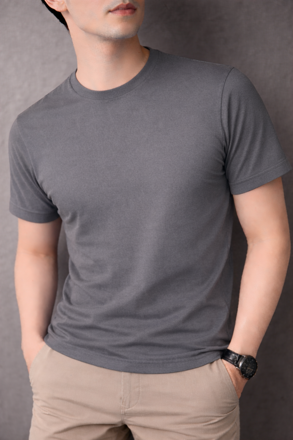 Charcoal Grey   Men's T-Shirt  533