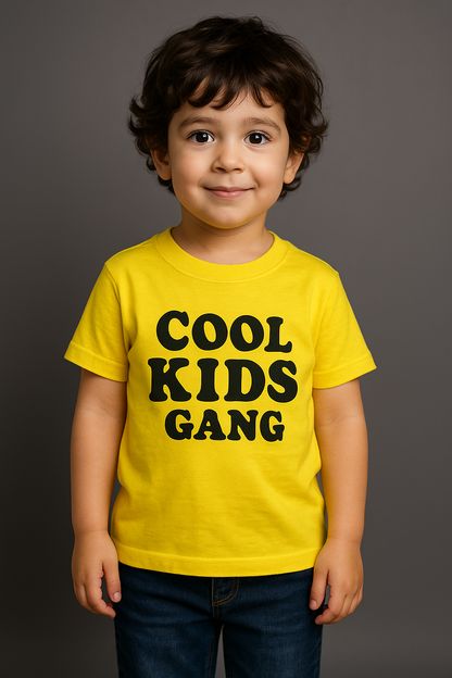 Cool Kids Gang Yello T Shirt Boys 257