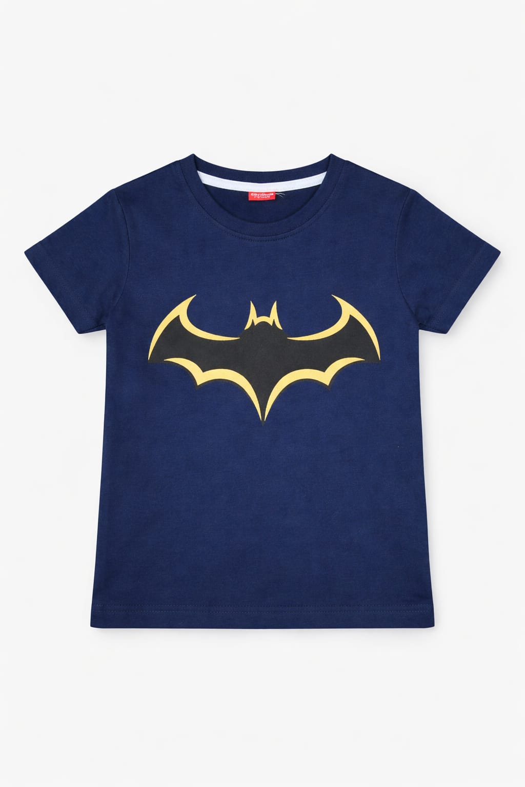 Dark Blue Bat Printed T-shirt 257