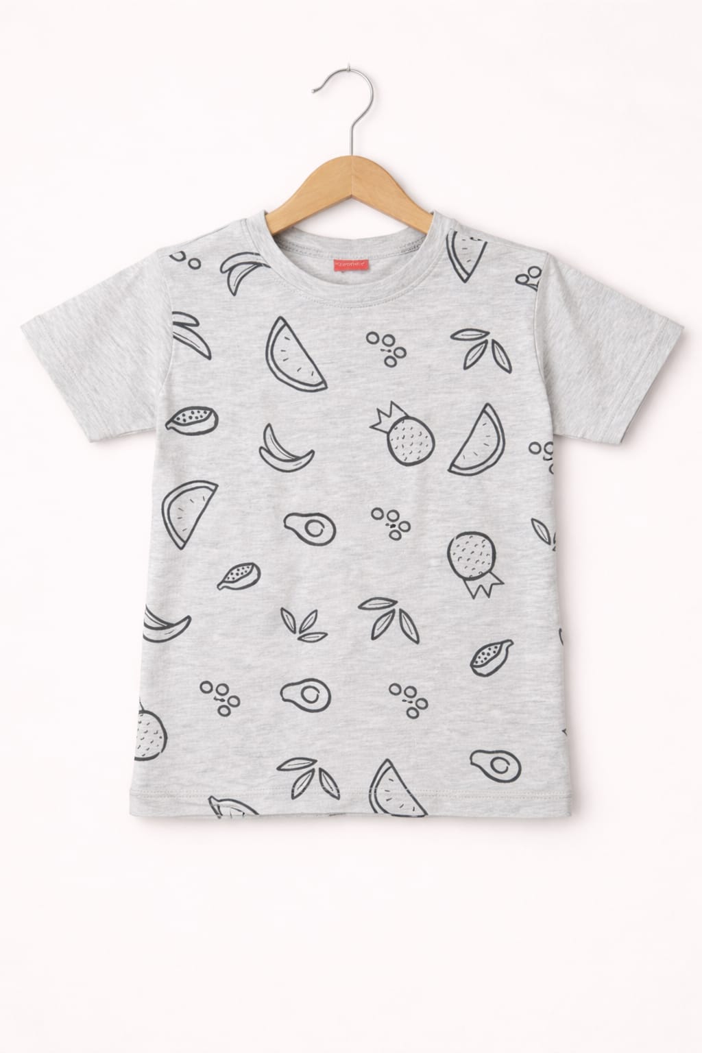 Fruits Printed White Boys T-Shirt 249