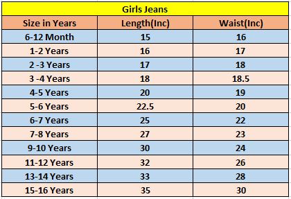 Flower Embroidery Kid's Light Blue Denim Pants Girls 118