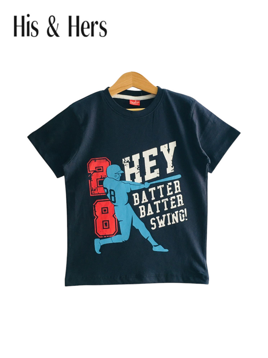 HEY  Navy T-Shirt Boys 257