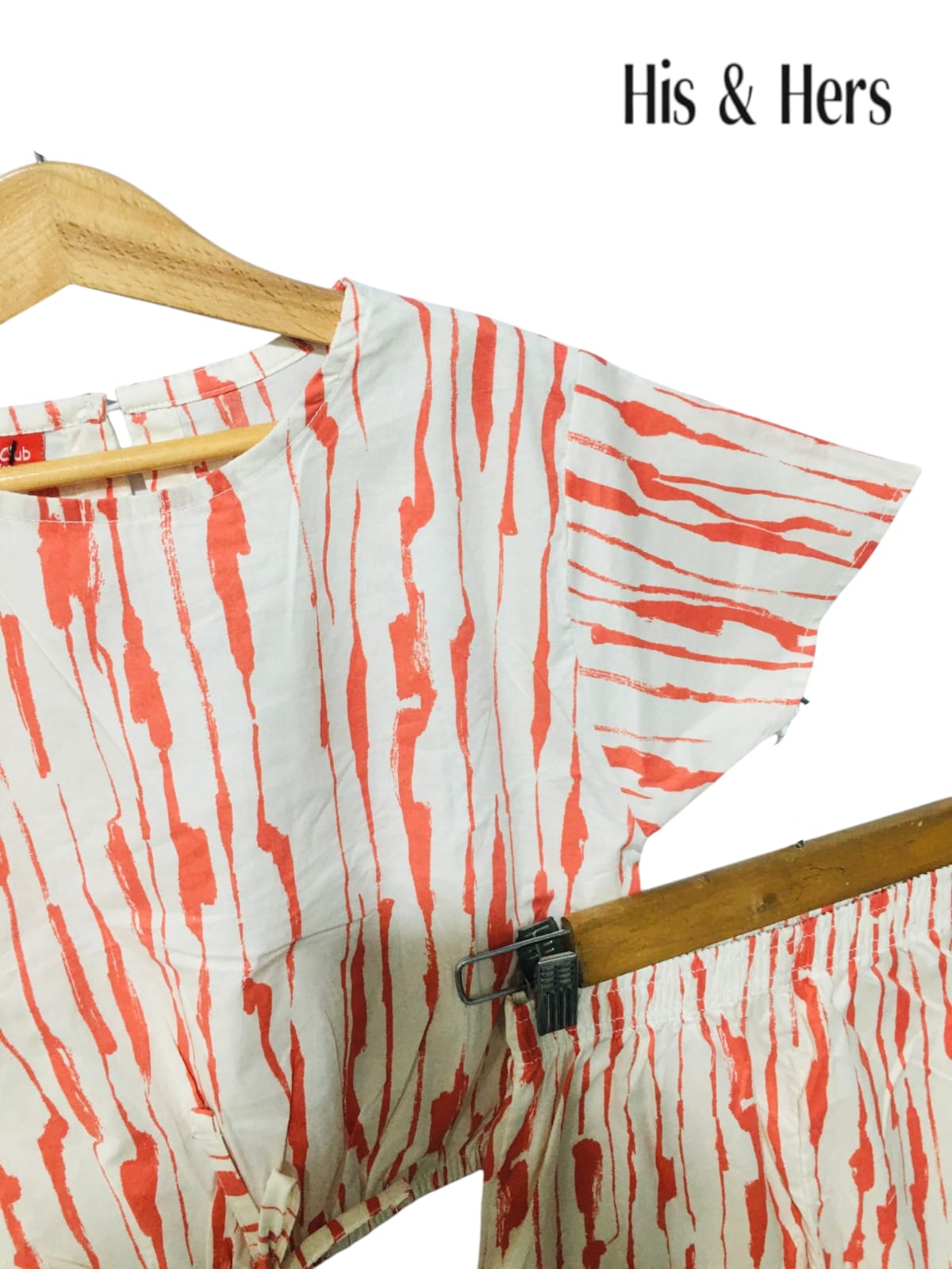 Abstract Vertical Stripped Offwhite Skate Fish Girls [1-4Year] 245