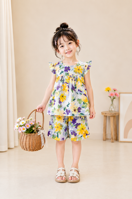 Lavender Meadow Blossom Co-Ord Set 302