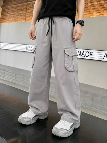 Light Grey   Baggy Cotton Pants 264