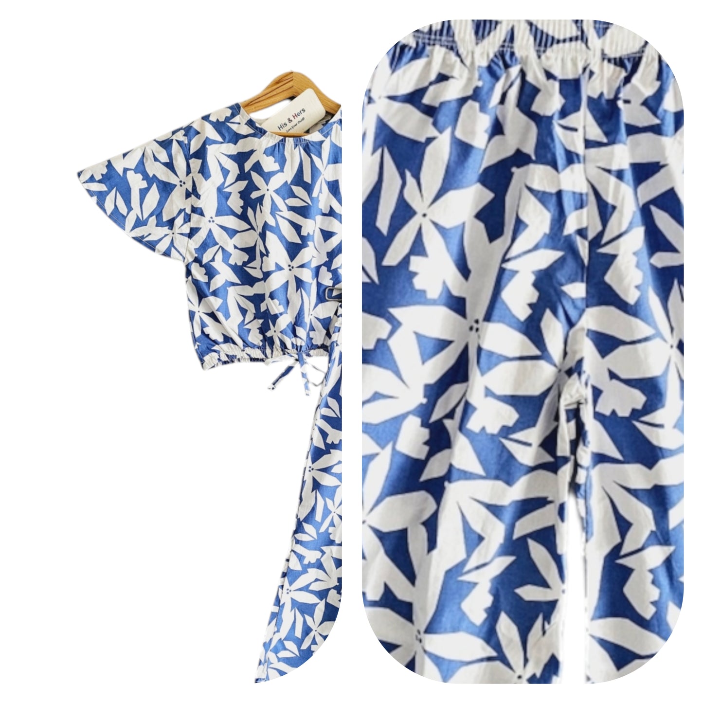 White Flowers All Over Print Skate Fish Girls 232
