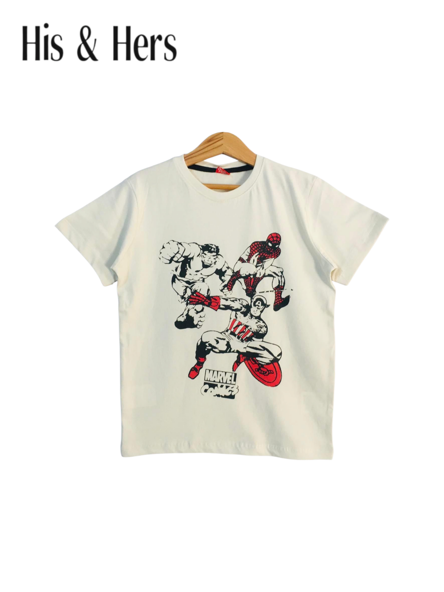 Marvel Comics White T-Shirt Boys 526