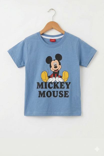 Mickey mouse Printed Blue  Boys T-Shirt 233