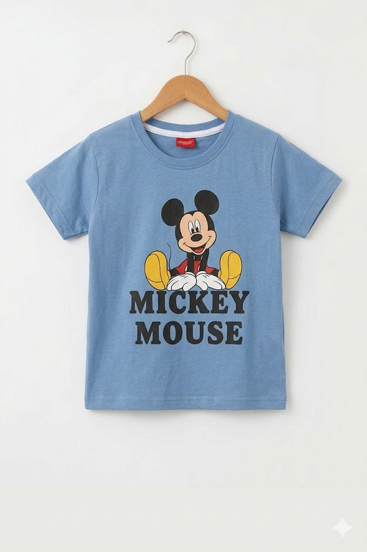 Mickey mouse Printed Blue  Boys T-Shirt 233