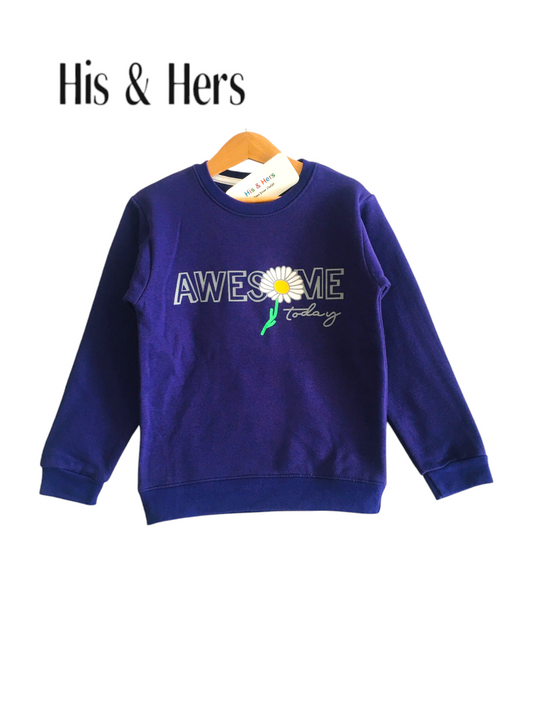 Awesome Purple Sweatshirt Girls