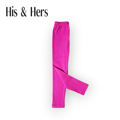 Solid Pink Color Girls Tights