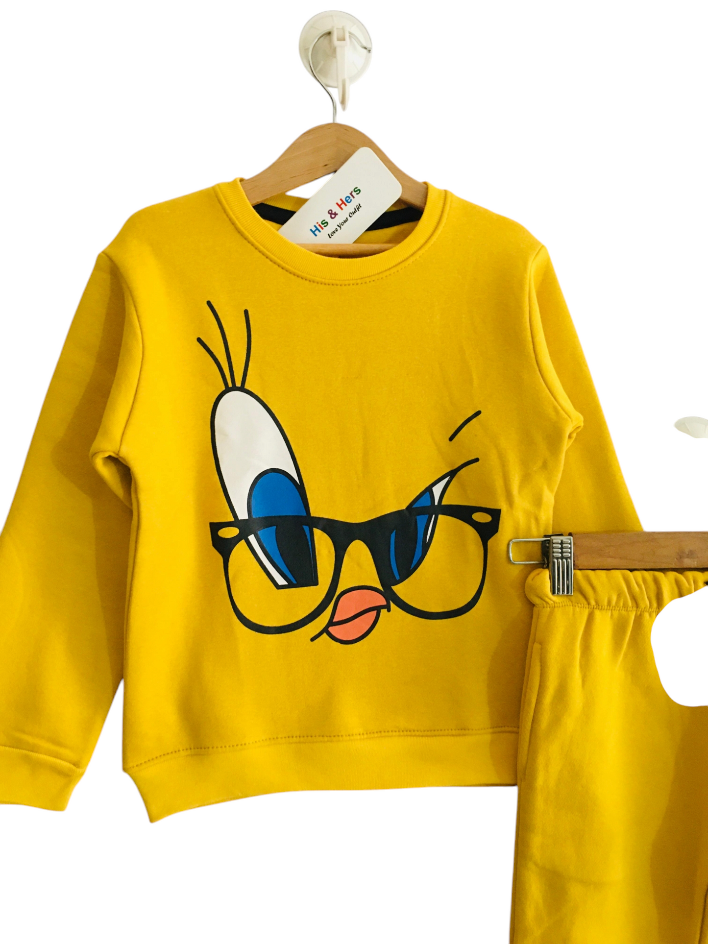 Glasses Yellow Tracksuit Girls L4