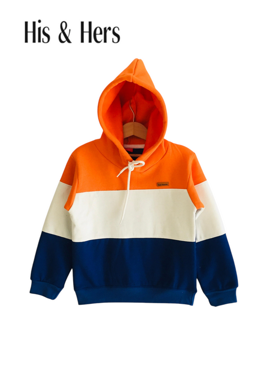 Orange White Blue Hoodie 285