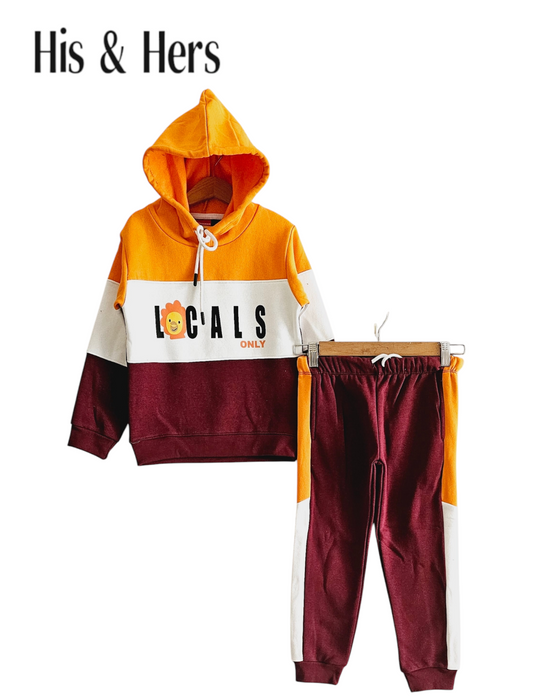 LOCALS Panel Hoodie Tracksuit Boys
