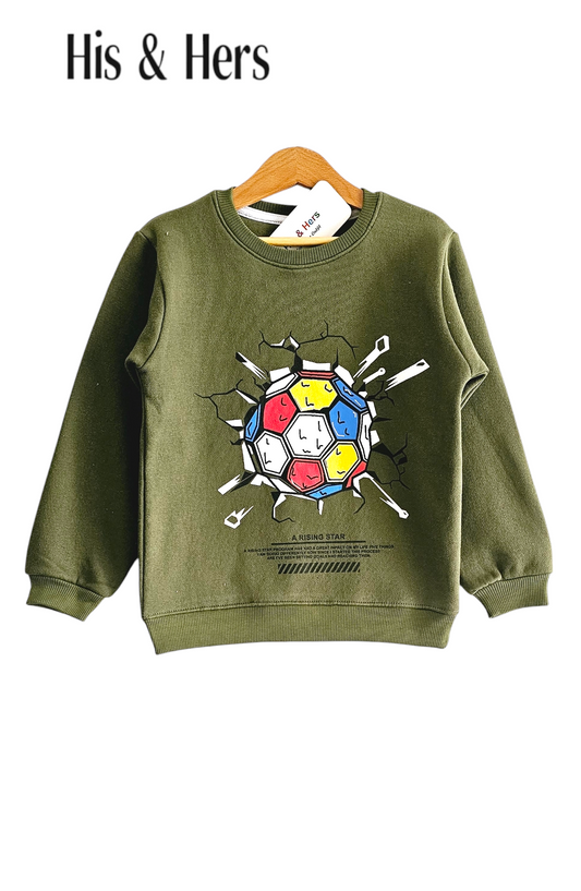 Rising Star Green Sweatshirt  L8