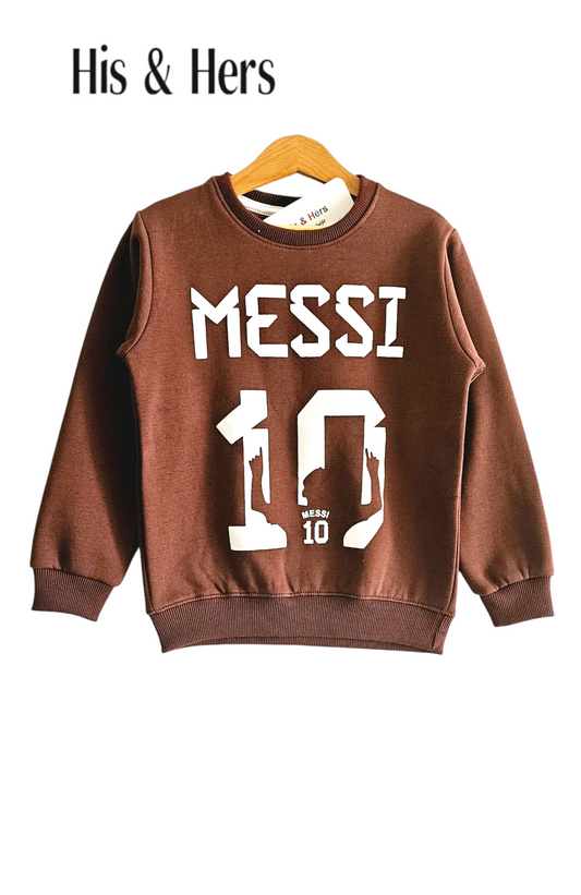 MESSI Brown Sweatshirt Boys L5