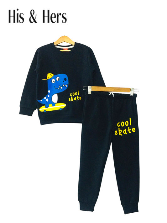 Cool Skate Black Tracksuit Boys 307