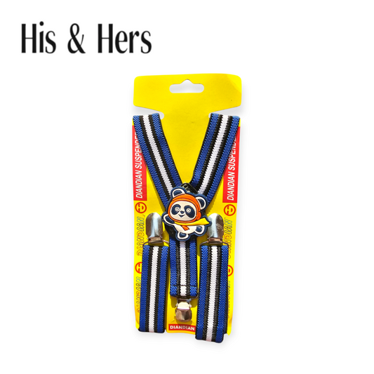 Stripped  Suspenders Kid's Belt
