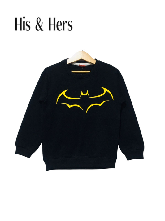Batman Black Sweatshirt Boys 008
