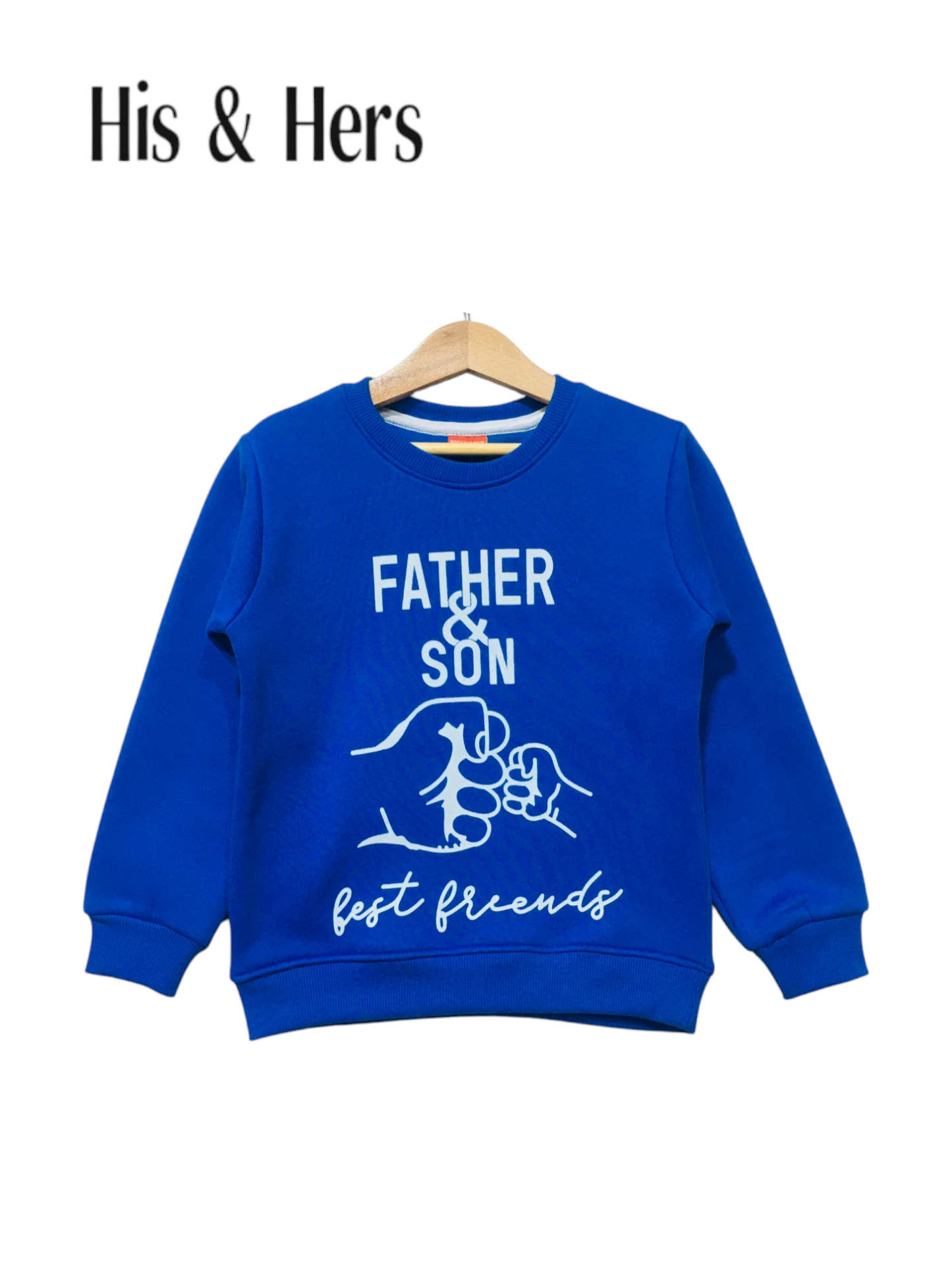 Father&Son Blue Sweatshirt Boys L10