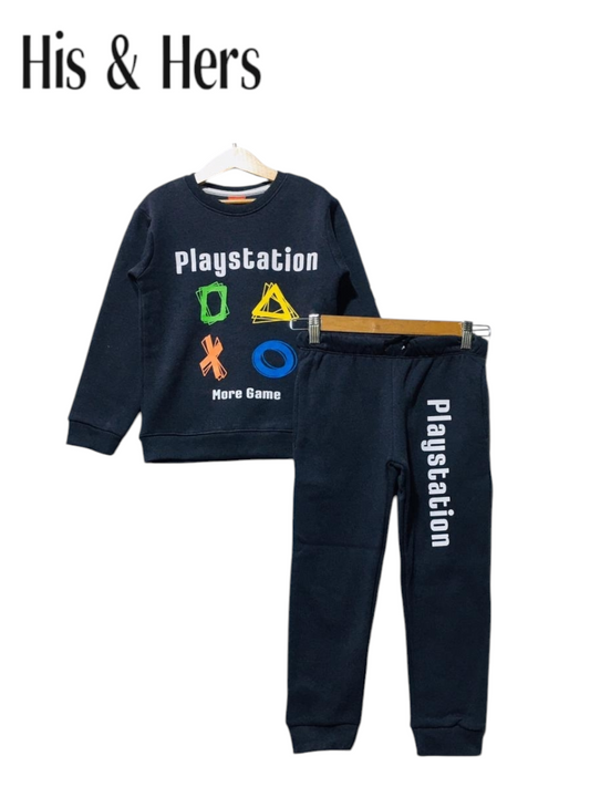 Play Station Smog Grey Tracksuit Boys 001