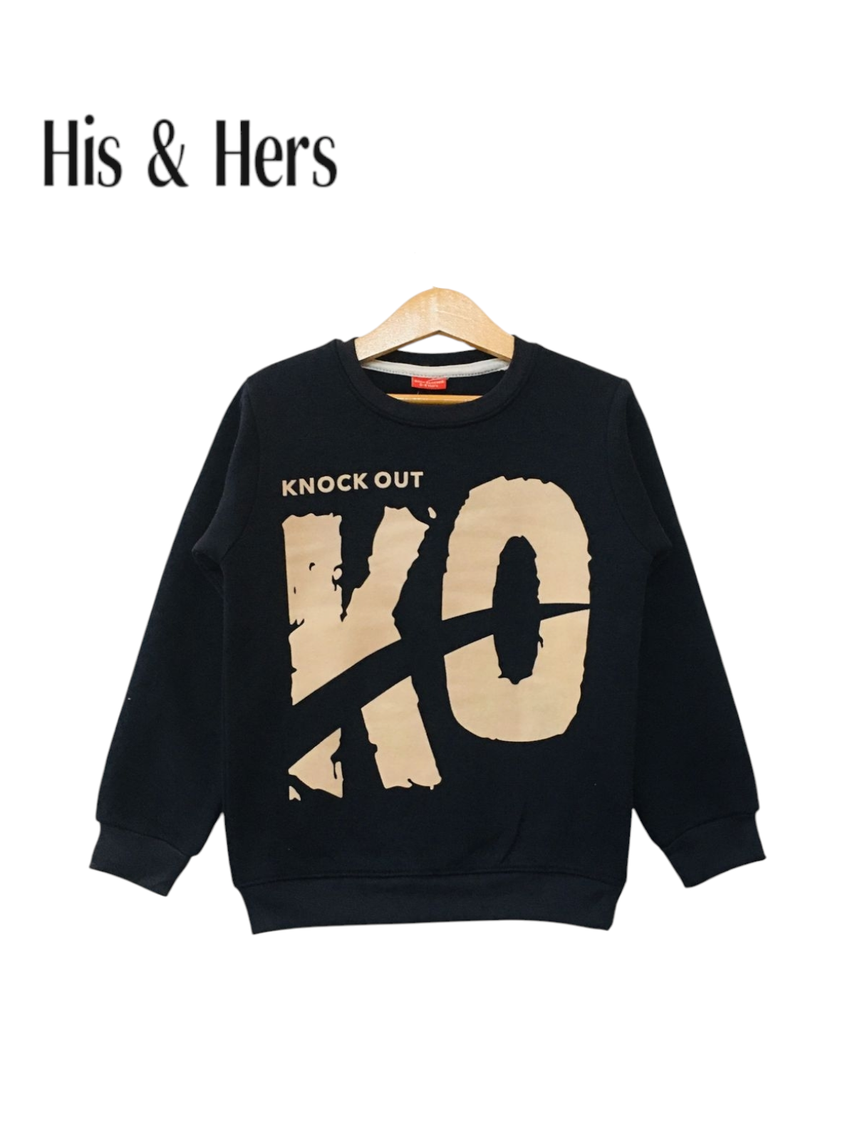 KO Black Sweatshirt Boys L12