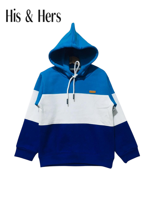 Blue White Royal Blue Hoodie