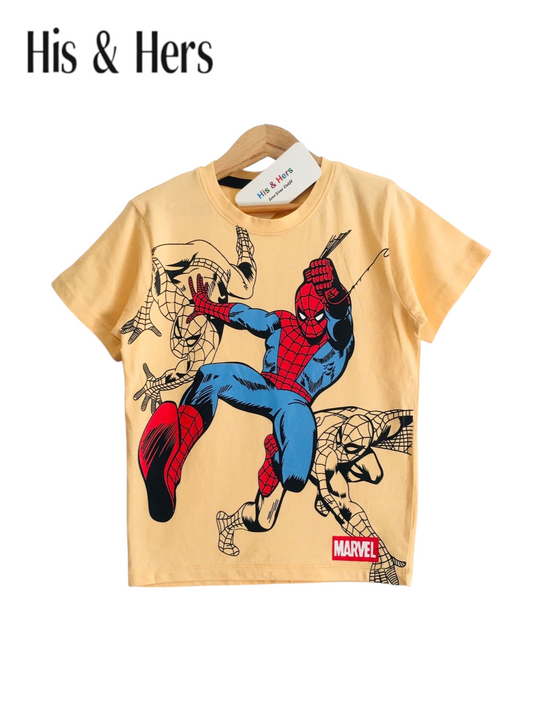 Spiderman Kid's Peach T-Shirt Boys 120