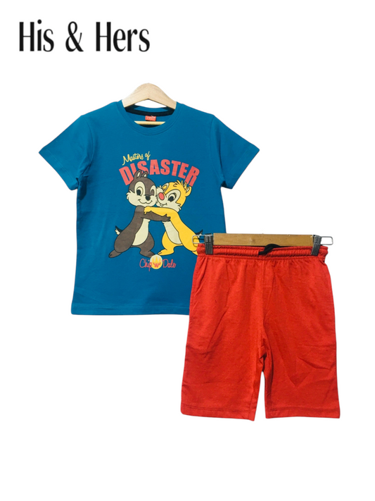 Squirrels Blue Nicker Suit Boys 208