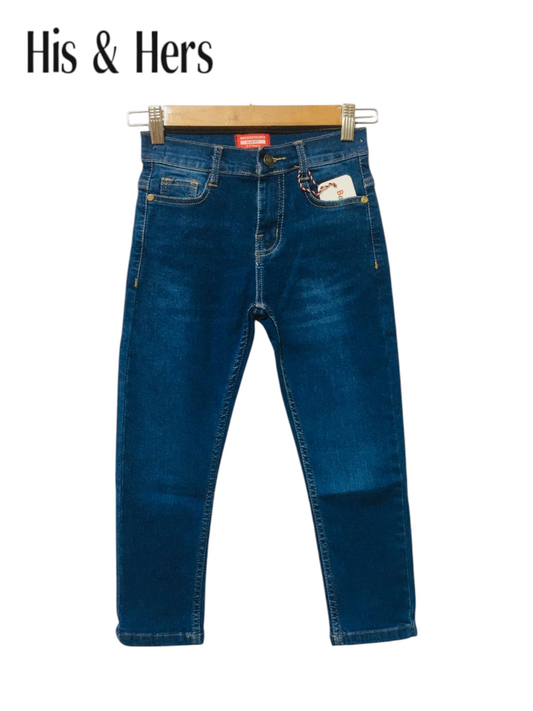 Light Blue  Plain Jeans Boys (009)