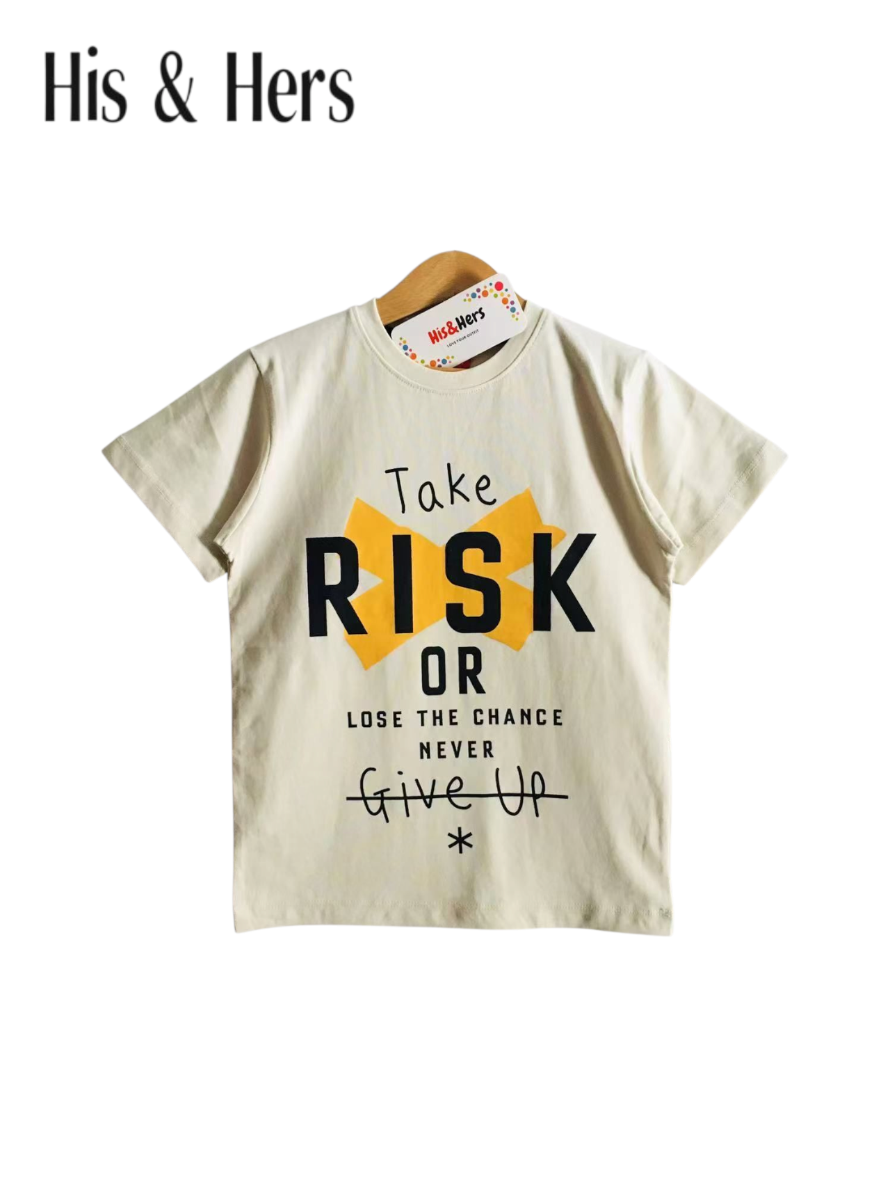 RISK Off-white T-Shirt Boys 215