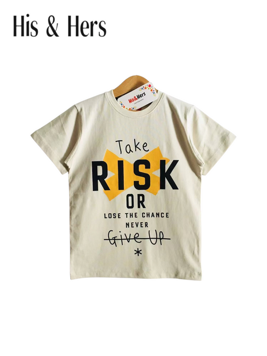 RISK Off-white T-Shirt Boys 215