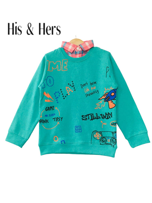 Don't Take Life Seriously Blue Double Sweatshirt Unisex (003)