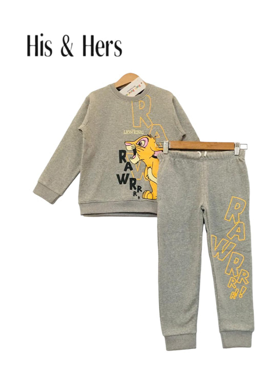 "RAWR“  Lion Gray Tracksuit Boys (003)