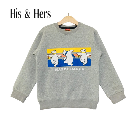 Happy Dance Gray Sweatshirt Unisex 285