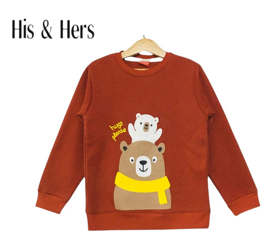 Hugs Please Mahroon Sweatshirt Unisex L9
