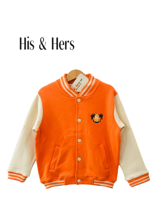 Ferrari Logo  Jacket  Orange Boys 004