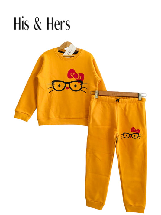 Glasses Mustard Tracksuit Girls L4