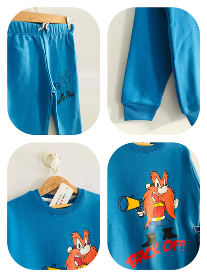 Back Off Royal Blue Track Suit  Unisex (001)