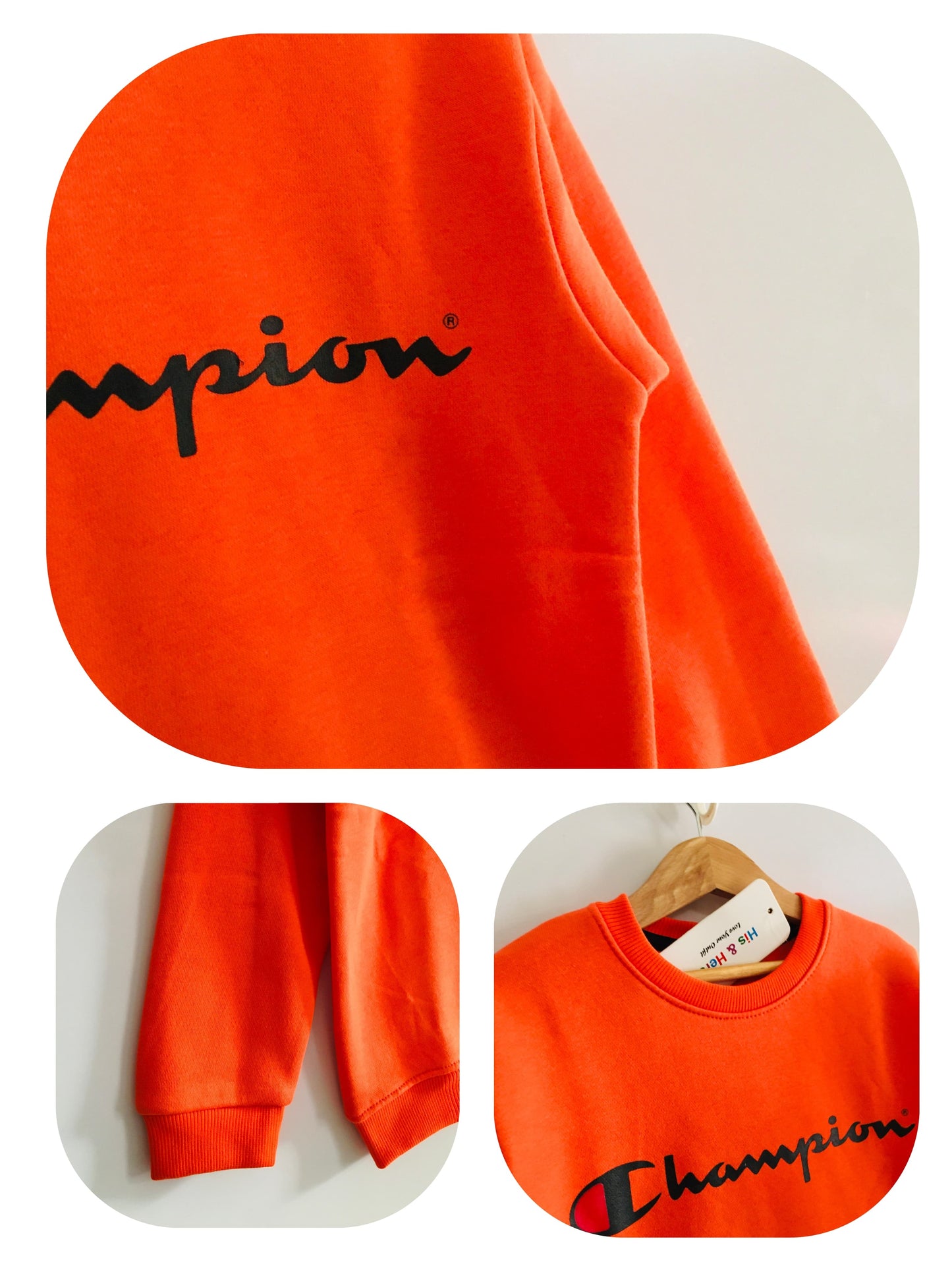 Champion Orange Sweatshirt Boys 273