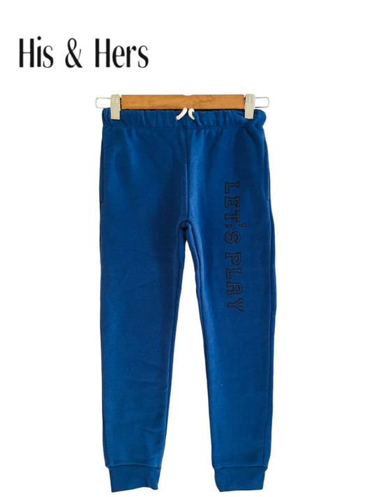 LET'S PLAY Royal Blue Trousers Unisex （009）